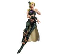 Acfigure JoJo's Jotaro Star Platinum Cujoh Jolyne Stone Free Action Moveable avec accessoires Figurine d'anime 17 cm en PVC pour décoration et cadeau de collection (Cujoh Jolyne)