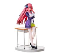 Acfigure Nakano Nin Figurine de dessin animé Hauteur 21 cm Les quintessentiels Quintuplés Personnage de dessin animé Statue de bureau Modèle pour décoration de bureau Collections
