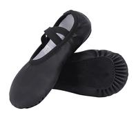 Acfoda Chaussures de Danse Fille Femmes Classique Chaussons Ballet Noir 31