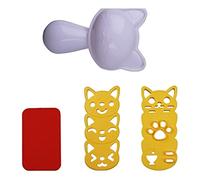 Acfthepiey 1 lot de moules à sushis en forme de boule de riz pour onigiri - Outil de bricolage - Accessoire de cuisine pour enfants