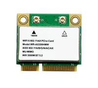 Acfthepiey AX200HMW AX3000H Carte réseau sans 2,4 G/5 G Dual-Band 2974M WiFi6 Bluetooth 5.2 Mini PCI-E Module WIFI sans