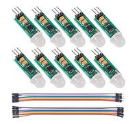 Acfthepiey Lot de 10 mini détecteurs de mouvement infrarouge SR505 pour pratique électronique DIY