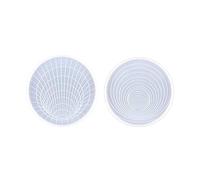 Acfthepiey Lot de 2 moules à illusion de optique 3D pour moulage de résine époxy