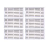 Acfthepiey Lot de 6 filtres éponge HEPA pour aspirateur V55 V50 V5 V5S V3 V3S V50 Pro X5 Accessoires