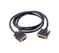 ACGTUY Câble DVI vers câble 1080p 60 Hz DVI-D 24+1 vers mâle 24+5 DVI vers cordon compatible avec moniteur, projecteur HDTV ordinateur portable (24 5 noir)