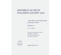 Ach Herr, strafe mich nicht - SWV 24