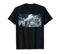 Achab Faces The White Whale Moby-Dick T-Shirt