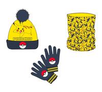 Ãcharpe,bonnet et gants Nintendo PokÃ©mon Pikachu Jaune TU