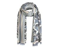 Ãcharpe en sergÃ© doux au look Ã©lÃ©gant femme COMMA Gris TU