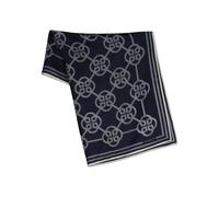 Ãcharpe en soie Ã imprimÃ© monogramme femme Gant Bleu TU