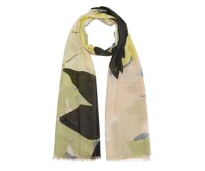 Ãcharpe florale en coton et modal mÃ©langÃ©s femme s.Oliver Beige TU