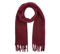 Ãcharpe large en laine mÃ©langÃ©e douce avec franges femme COMMA Rouge TU