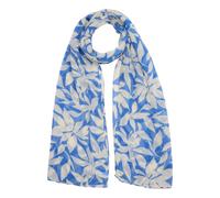 Ãcharpe plissÃ©e en tissu Ã motif floral femme s.Oliver Bleu TU