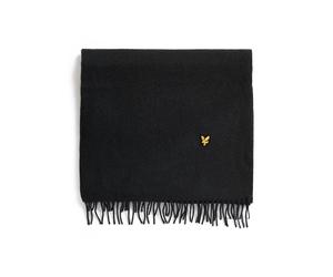 Ãcharpe unie en laine d'agneau Lyle & Scott Noir TU