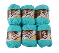 Achat en gros : Fil Lily Sugar'n Cream 100 % coton, couleurs unies et ombr es (lot de 6), laine peign e moyenne n 4 (Seabreeze Solid)