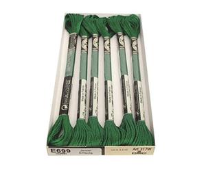 Achat en vrac: DMC effets lumineux broderie soie 8,7 mètres Vert Emeraude (E699 317W-Lot de 6)