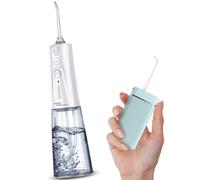 Achat intelligent : Aquapik® Plus Hydropulseur dentaire + Aquapik® Mini en un pack | Économisez et prenez soin de votre santé bucco-dentaire à la maison et en voyage | Répond à différents besoins
