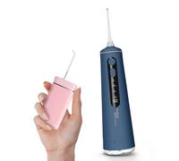 Achat intelligent : Aquapik® Travel Hydropulseur dentaire + Aquapik® Mini en un pack | Économisez et prenez soin de votre santé bucco-dentaire à la maison et en voyage | Répond à différents besoins