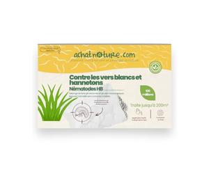 achatnature - Nématodes HB contre vers blancs et hannetons - 100 millions - 200 m²