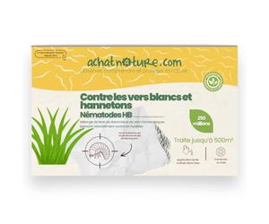 achatnature - Nématodes HB contre vers blancs et hannetons - 250 millions - 500 m²