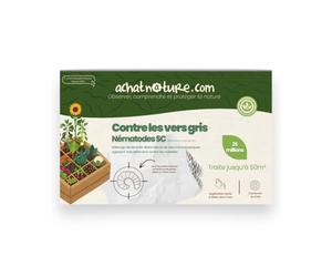achatnature - Nématodes SC contre vers gris - 25 millions - 50 m²