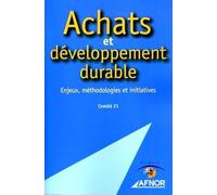 Achats et développement durable: Enjeux, méthodologies et initiatives