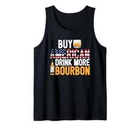 Acheter American Drink More Bourbon Funny Whiskey Drinking Débardeur