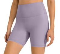 Acheter en Ligne Shorty Femme Coton Chic Fermeture Éclair Legging 3/4 Femme Pas Cher Détente À La Maison Droit Legging Court Femme Short Vélo Jogging Court Femme Violet S