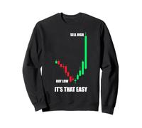 Acheter Low Sell High Trader Actions Bourse Bourse Sweatshirt