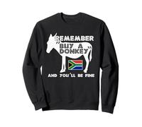 Acheter Un âne Afrique du Sud Drôle Traduction Touriste Braai Sweatshirt
