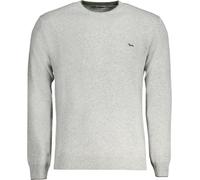 Acheter un pull gris pour homme avec détails contrastés et broderie, taille : S Couleur : Grigio