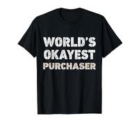 Acheteur Le Plus Correct au Monde T-Shirt Graphique avec Valeur, Homme, Noir, XL