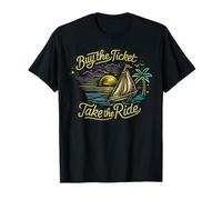 Achetez Le Ticket Take The Ride - Sailboat Sunset Adventure T-Shirt