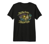 Achetez Le Ticket Take The Ride - Sailboat Sunset Adventure T-Shirt Haut de Gamme