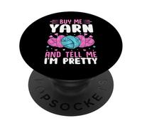 Achetez-Moi de la Laine et Dites-Moi Que Je suis Jolie PopSockets PopGrip Adhésif