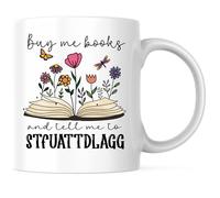 Achetez-Moi Des Livres Et Dites-Moi De Stufuattdlagg Tasse À Café Céramique Mug Avec Anse Mug À Café Pour Cuisine L'École Bureau 330Ml