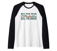 Achetez The Fear Sell The Greed Crypto Trading Investor & Trader Manche Raglan