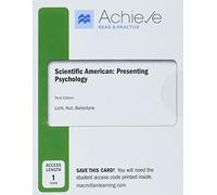 Achieve Read & Practice for Scientific American: Presenting Psychology 1-term Access