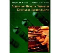 Achieving Quality Through Continual Improvement by Johannes Ledolter Paperback Book Ledolter, Johannes, Burrill, Claude W., Burrill (Auteur)