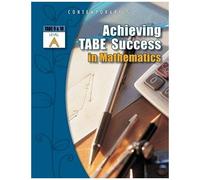 Achieving Tabe Success In Mathematics, Level A Workbook
