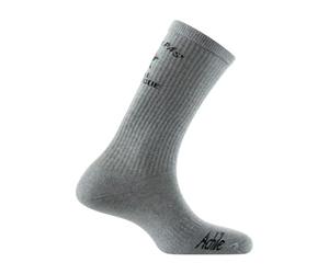 ACHILE - Mi-chaussettes à messages 'j'peux pas, j'ai barbecue' Coton majoritaire Fabrication Française