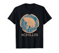 Achille Guerrier Grec T-Shirt Graphique avec Valeur