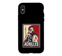 Achille Spartan Hero Ancient Grec Warrior Coque pour iPhone X/XS