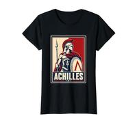 Achille Spartan Hero Ancient Grec Warrior T-Shirt Graphique avec Valeur