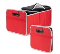achilles Boîte Pliante de Voiture avec Insert de Refroidissement, glacière Pliable, Organisateur de Coffre, Panier à provisions, 50 cm x 32 cm x 27 cm (Rouge)