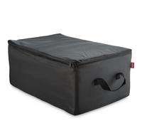 achilles Grand Sac Isotherme, Sac Thermique, glacière Pliable, Sac de Livraison pour Garder Les Aliments au Chaud, Sac avec Fonction de Refroidissement, 57x37x25cm (Noir)