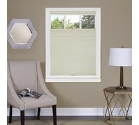 Achim Home Furnishings Abat-Jour plissé sans Fil en nid d'abeille - 68,6 x 162,6 cm - Albâtre