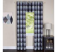 Achim Home Furnishings Harvard Grommet Valance, 58 by 14", Blue