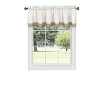 Achim Home Furnishings Westport Rideau de fenêtre Taupe 58 x 14 cm