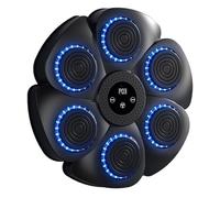 Achine de boxe musicale bluetooth C® 40x40x4cm 9 modes et 18 vitesse comptage automatique music boxing machine avec gants de boxe